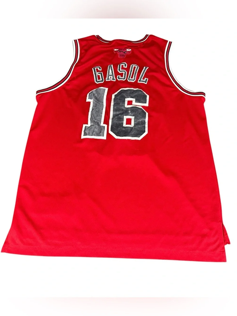 Adidas Men Chicago Bulls Pau Gasol Home Jersey Sz XL